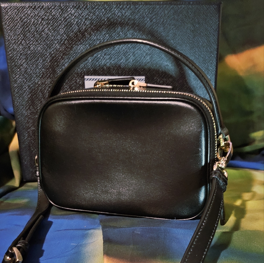 PRADA Odette Double-Zip Leather Top-Handle Bag - Picture 7 of 8